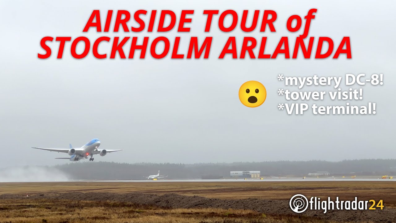 Arlanda Airport: Behind the Scenes Airside Tour