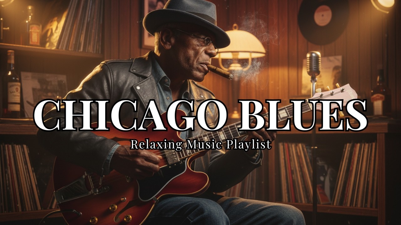 🔴 LIVE Relaxing Chicago Blues 🎸 Slow Blues Radio | Midnight Blues & Whiskey Blues Stream