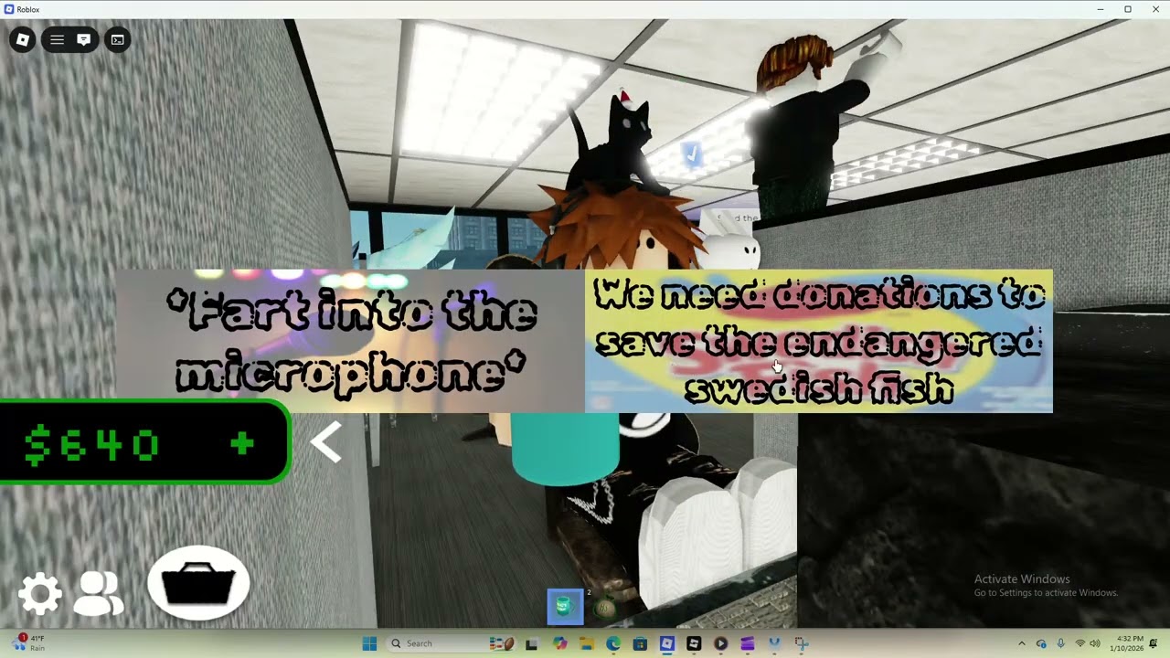 Scam Calling in Roblox Part 1