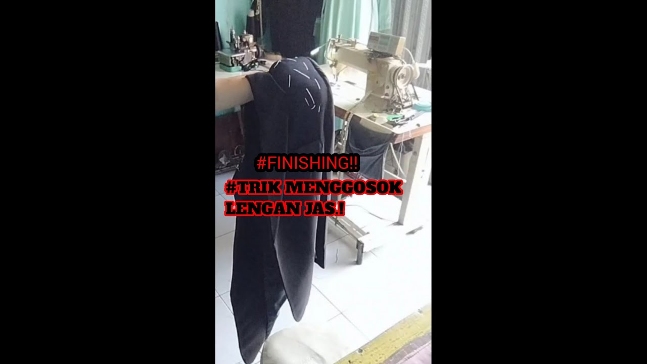 TRIK!Cara menggosok lengan jas di kain hitam agar tidak mengkilap#shorts