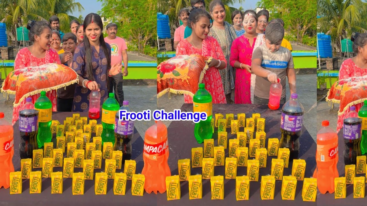 The More Flips The More Frooti Funny Challenge video