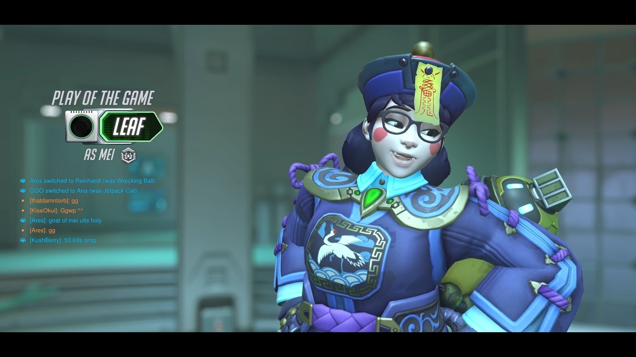 {OVERWATCH} New season MEI ranked gameplay 50+ kill match.