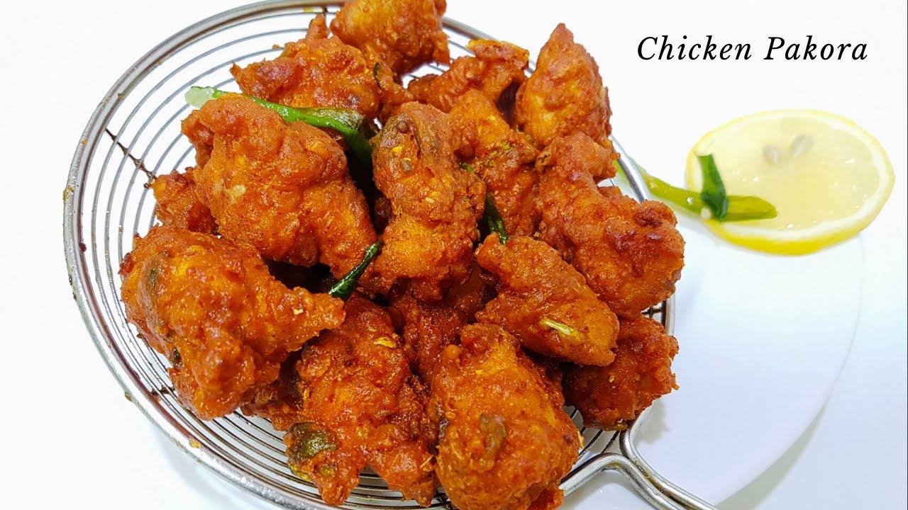 Chicken Pakora/Street Style Chicken Pakora/Chicken Pakoda Recipe/The Key Of Taste
