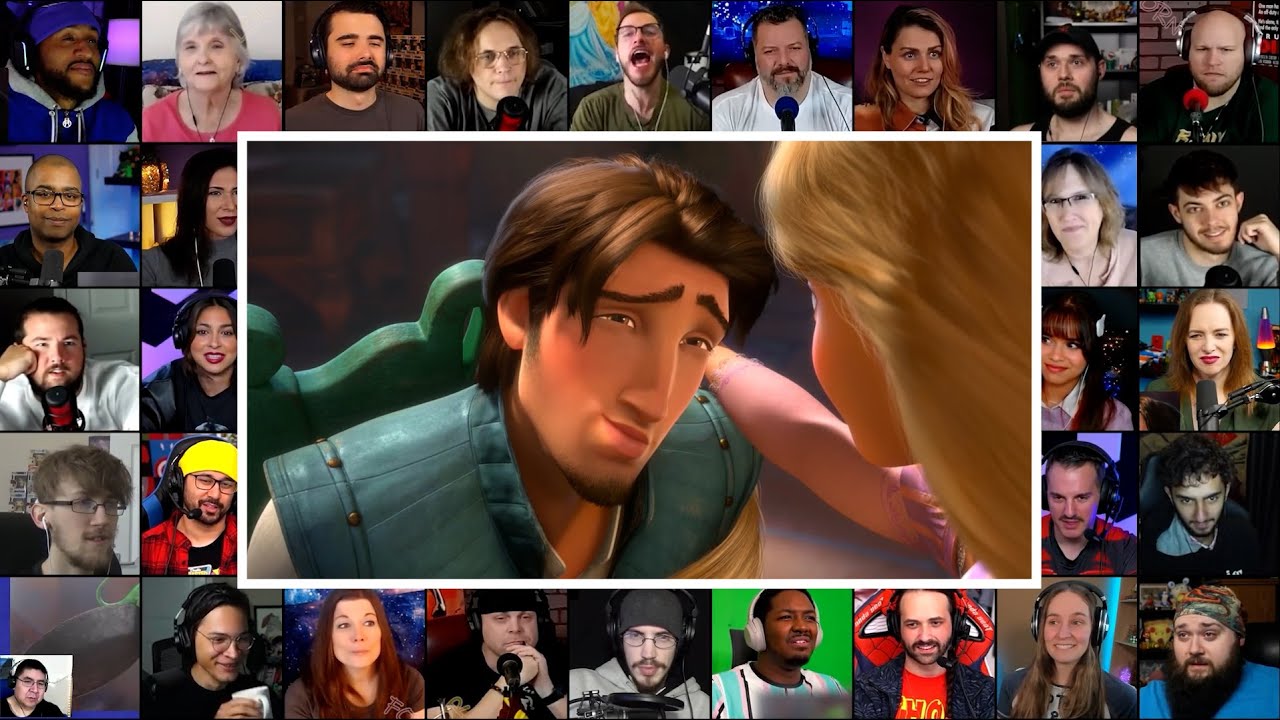 Very Funny Moment - Flynn Rider and Rapunzel | Reaction Mashup
