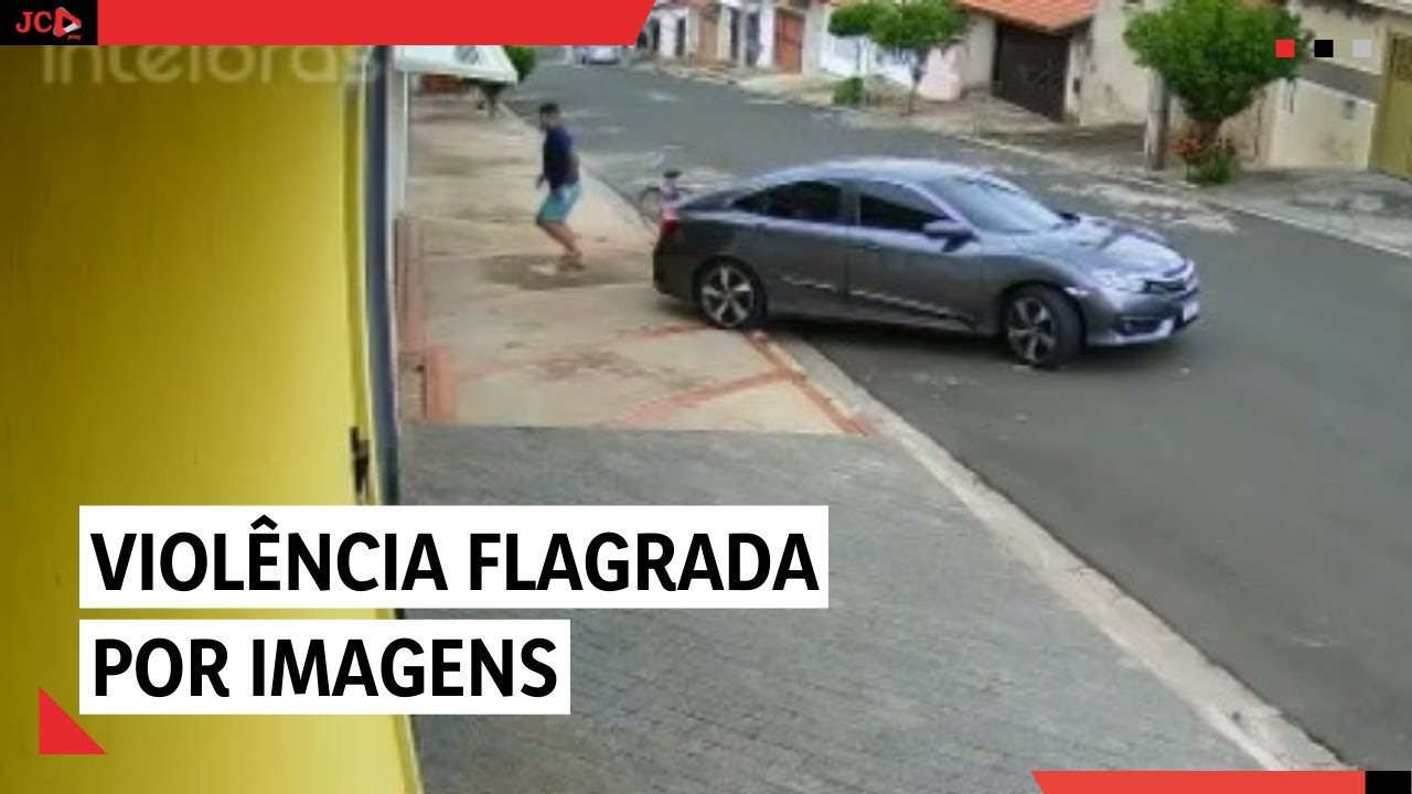 Tentativa de homic&iacute;dio seguida de fuga do autor dos disparos foi filmada por c&acirc;meras de seguran&ccedil;a
