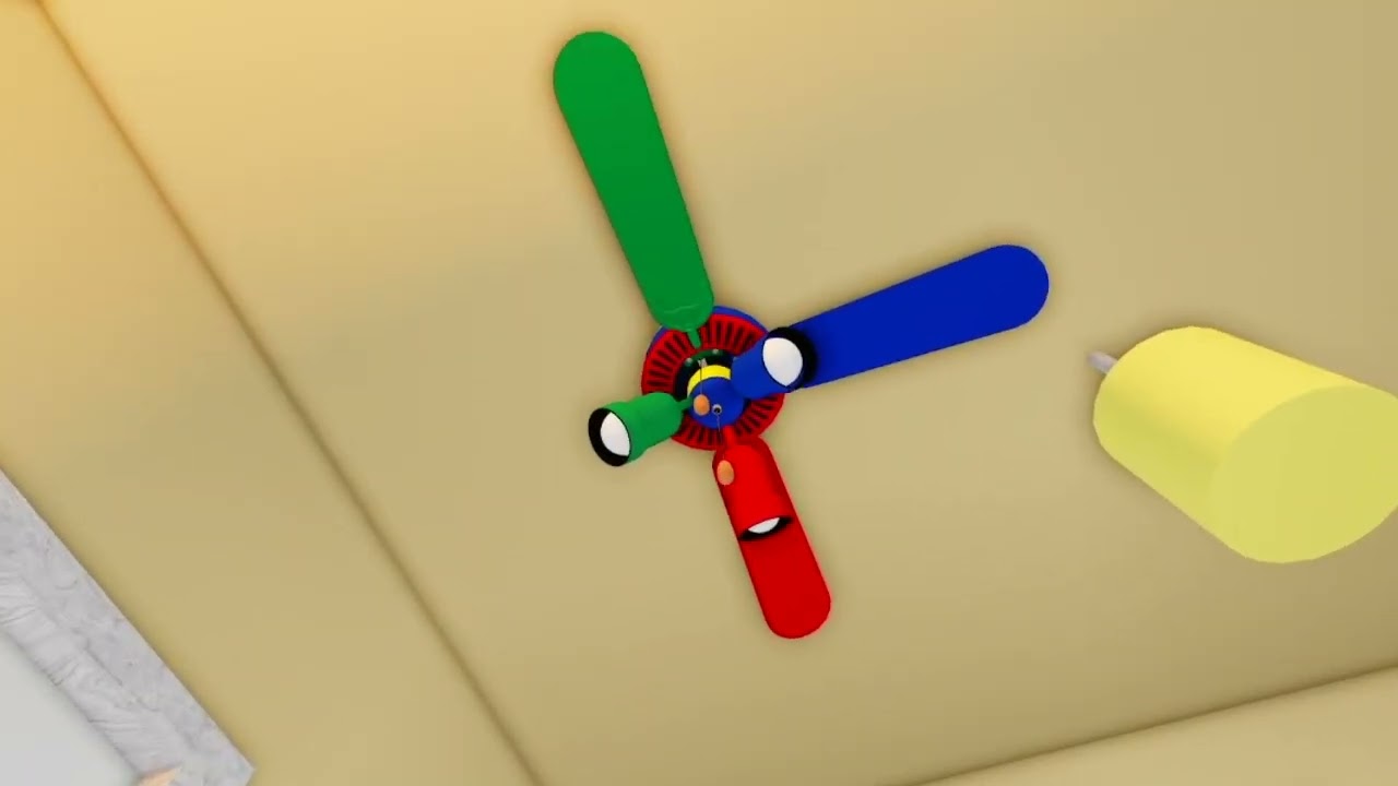 A MANSÃO DE UM MILHAO DE VENTILADORES DE TETO: VENTILADORES PARA TODO LADO 😆💙