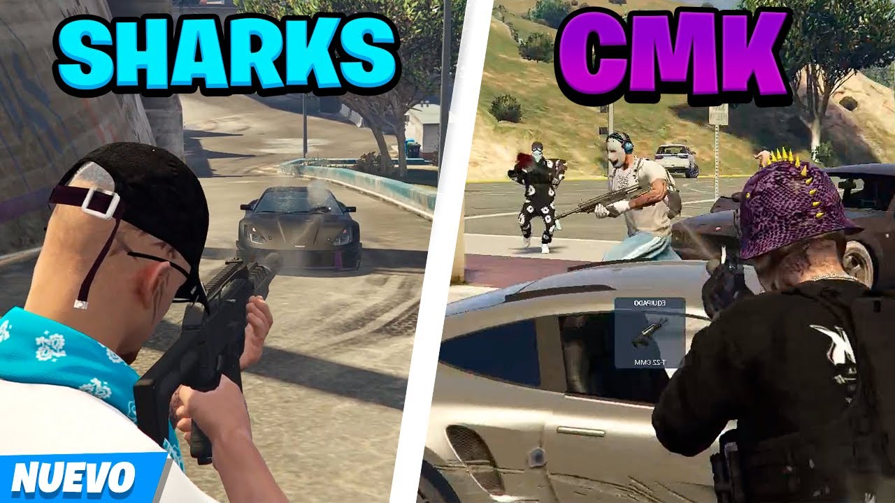 SEGUNDO TIROTEO | SHARKS vs CMK con ARMAS LARGAS | DOVUX LIFE
