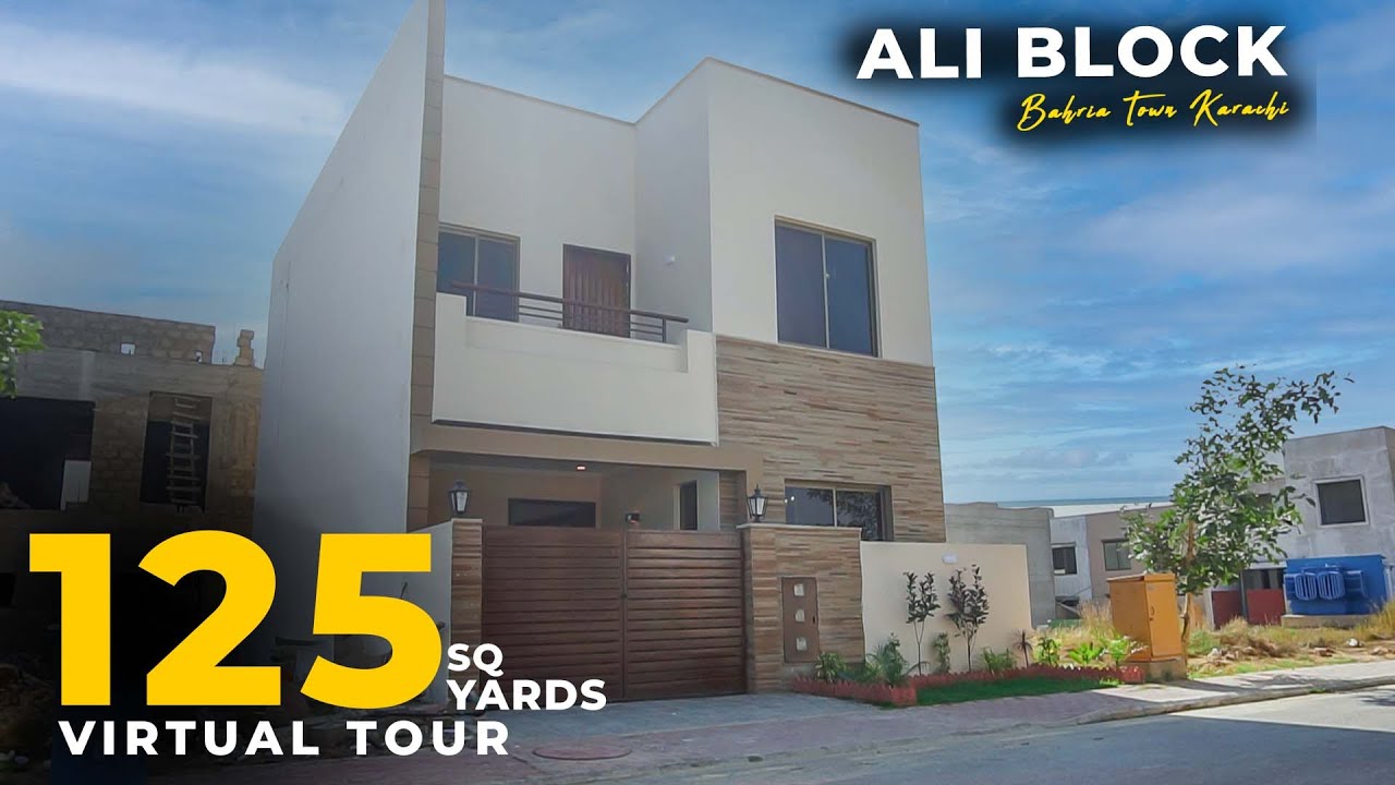 125. Sq Yards Villa Tour | Ali Block | Bahria Town Karachi.