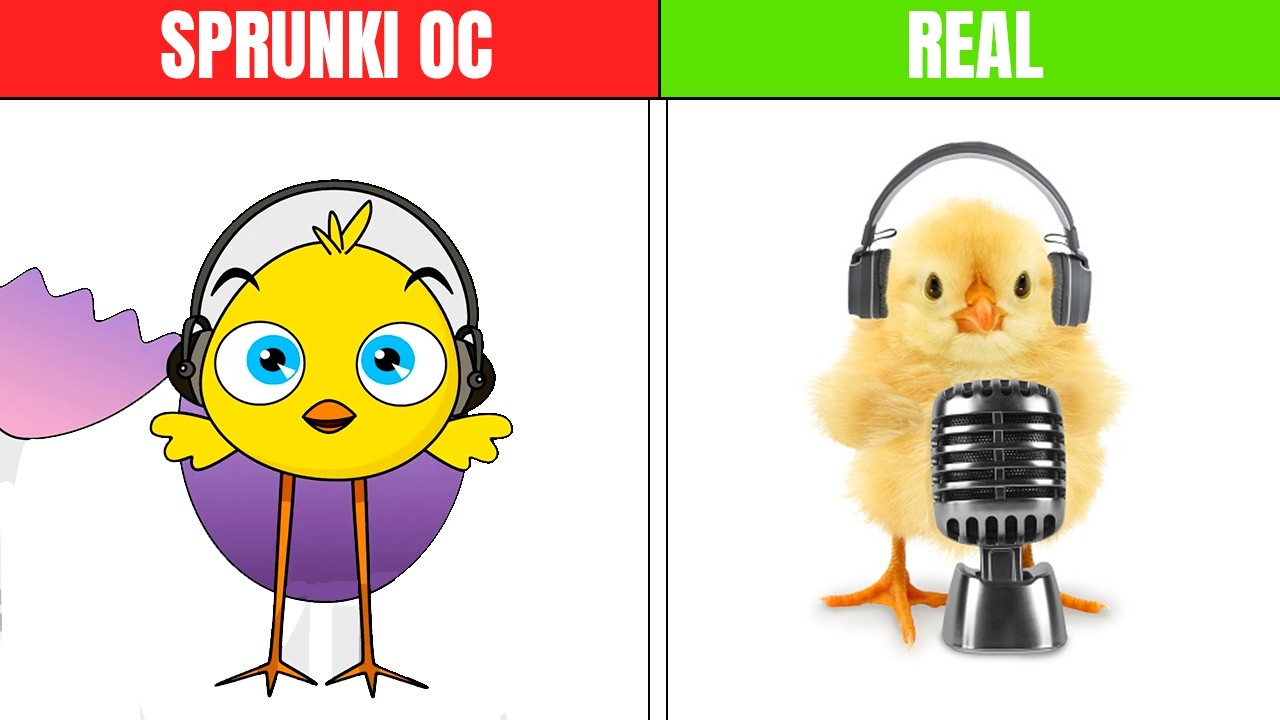 My Sprunki OC: Pulcino Pio in REAL LIFE