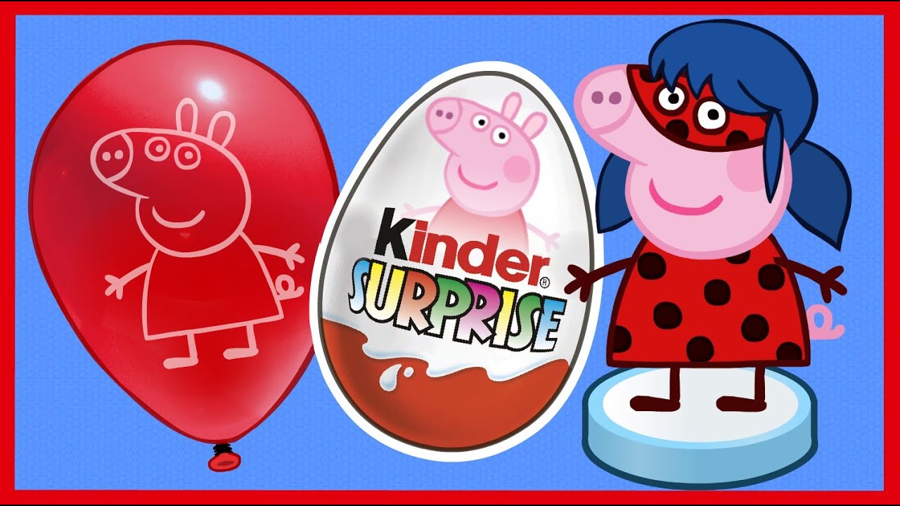 Киндер Сюрприз. Свинка Пеппа и супергерои. 2 СЕРИЯ. Peppa Pig. Kinder Surprise.