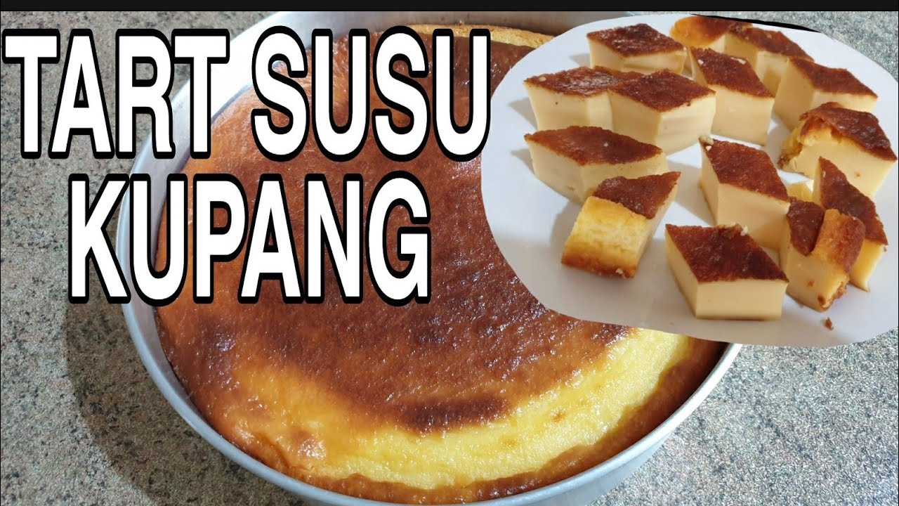 Tart susu/milk tart (originally it's popular in Kupang)