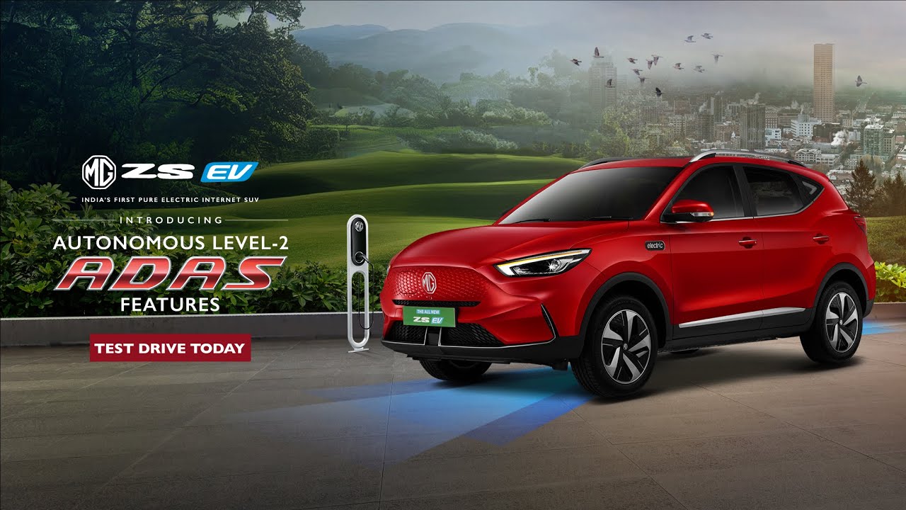 Introducing MG ZS EV with Autonomous Level-2 (ADAS) |  Exclusive Pro | #EVingIsLiving