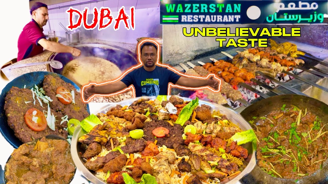 Best food in Dubai Bannu pulao,Afgani pulao,mix platter Abu Dhabi Musaffah wazerstan restaurant