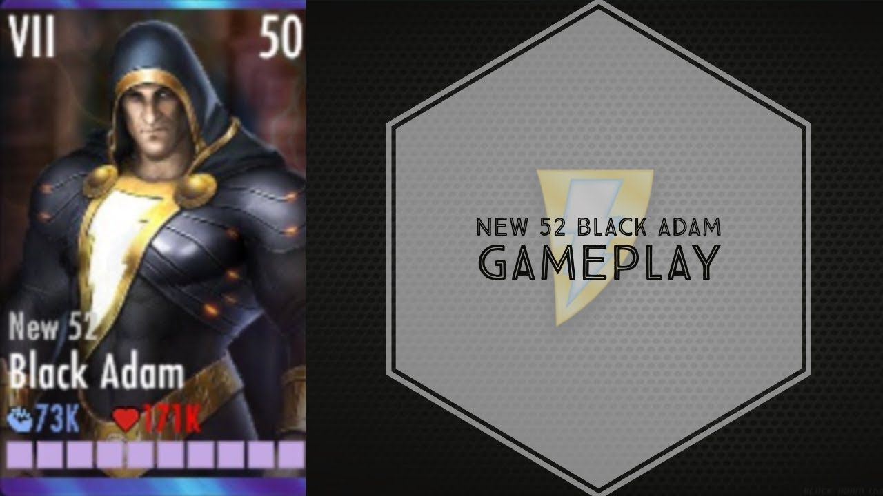 Injustice Gods Among Us: New 52 Black Adam Gameplay elite VII