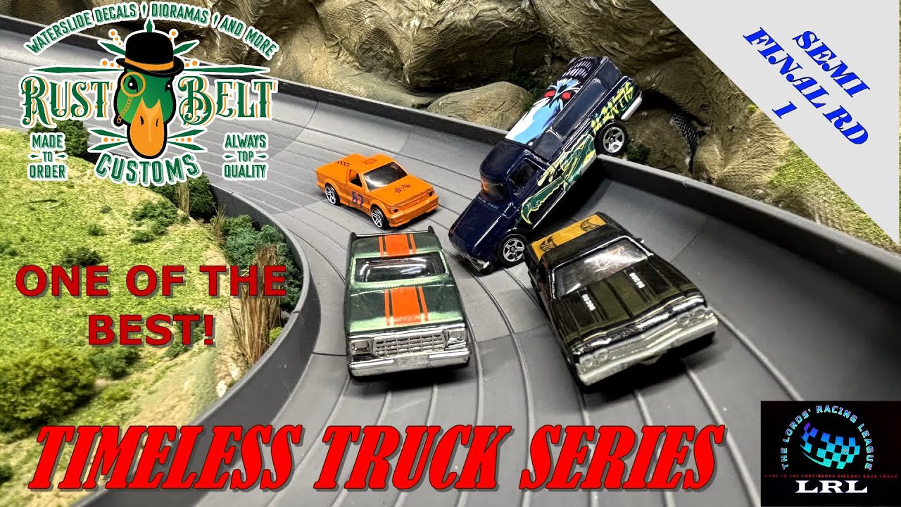 DIECAST RACING:TIMELESS TRUCK SHOWDOWN/ SEMIFINAL RD1/#diecastracing #hotwheels#CLASSICTRUCKS
