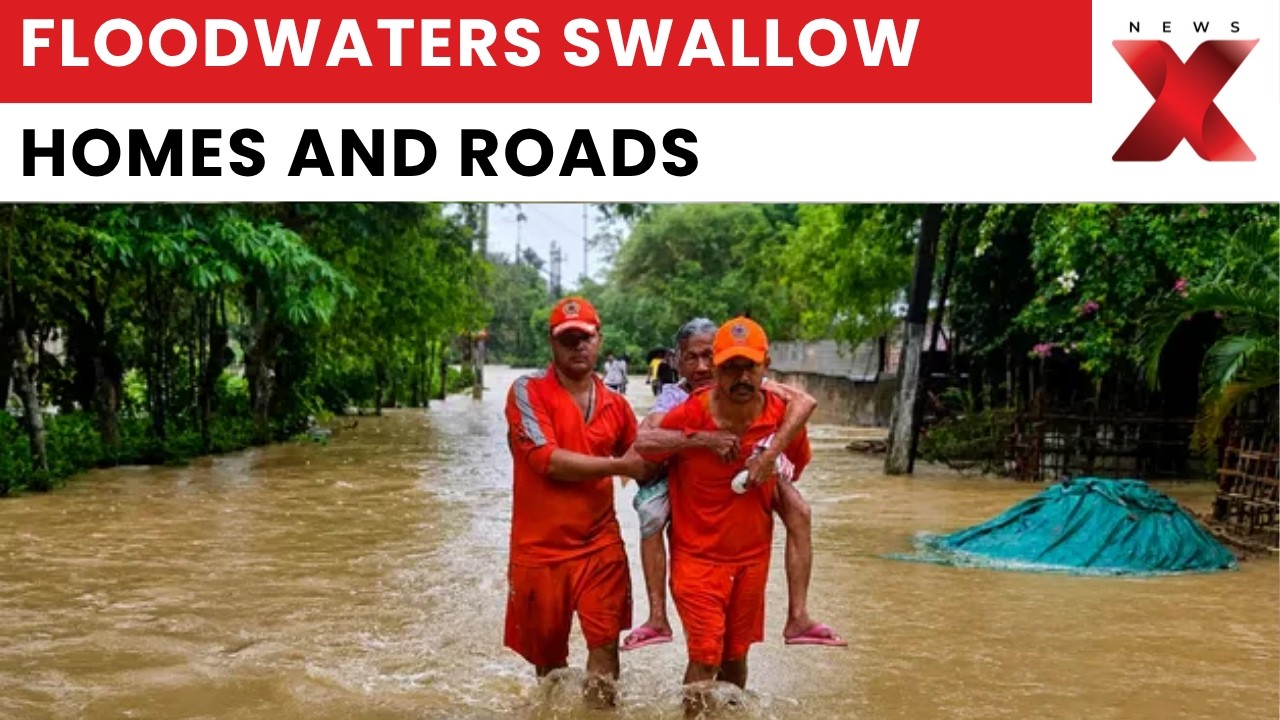 Flood News: River Overflow Triggers Massive Flooding, Families Evacuated to Safer Areas | NewsX