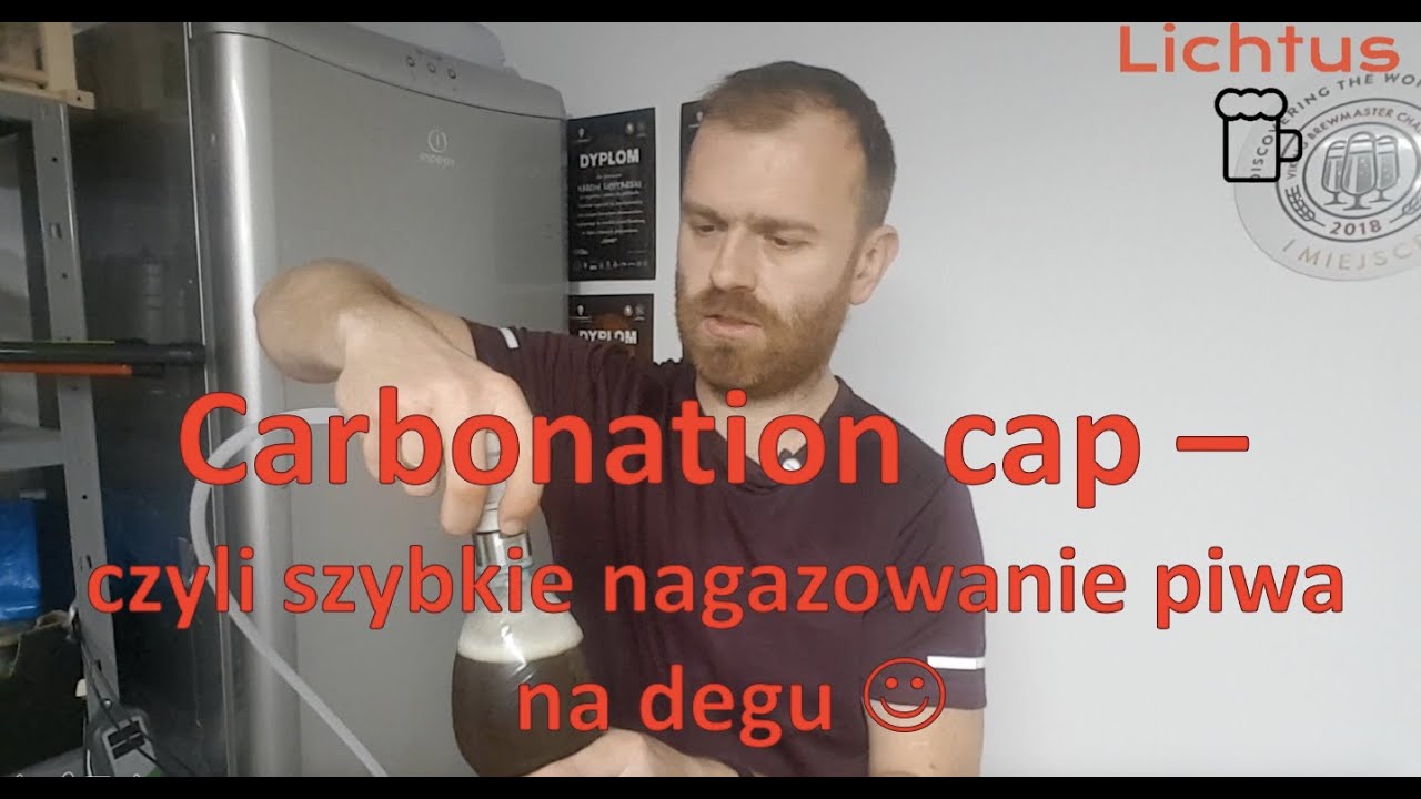 Jak szybko nagazować świeże piwo do degustacji? - Carbonation cap