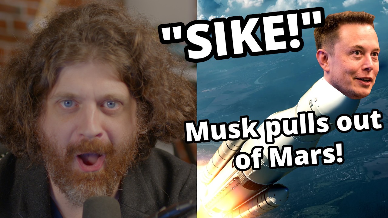Elon PULLS OUT of Mars LOL...