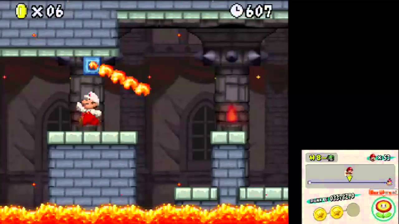 New Super Mario Bros. - W8-Bowsers Schloss (Alle Sternenmünzen)