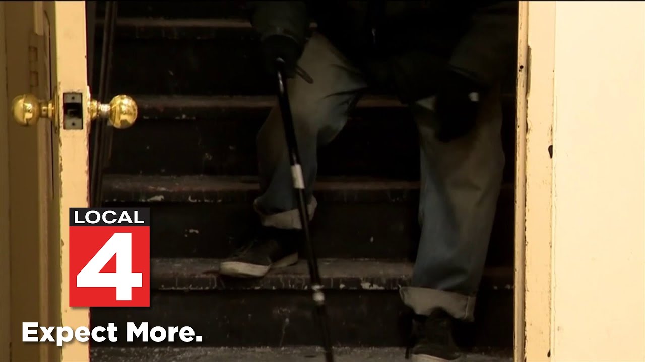 Detroit senior apartment’s elevator out, forcing residents to climb dozens of stairs home