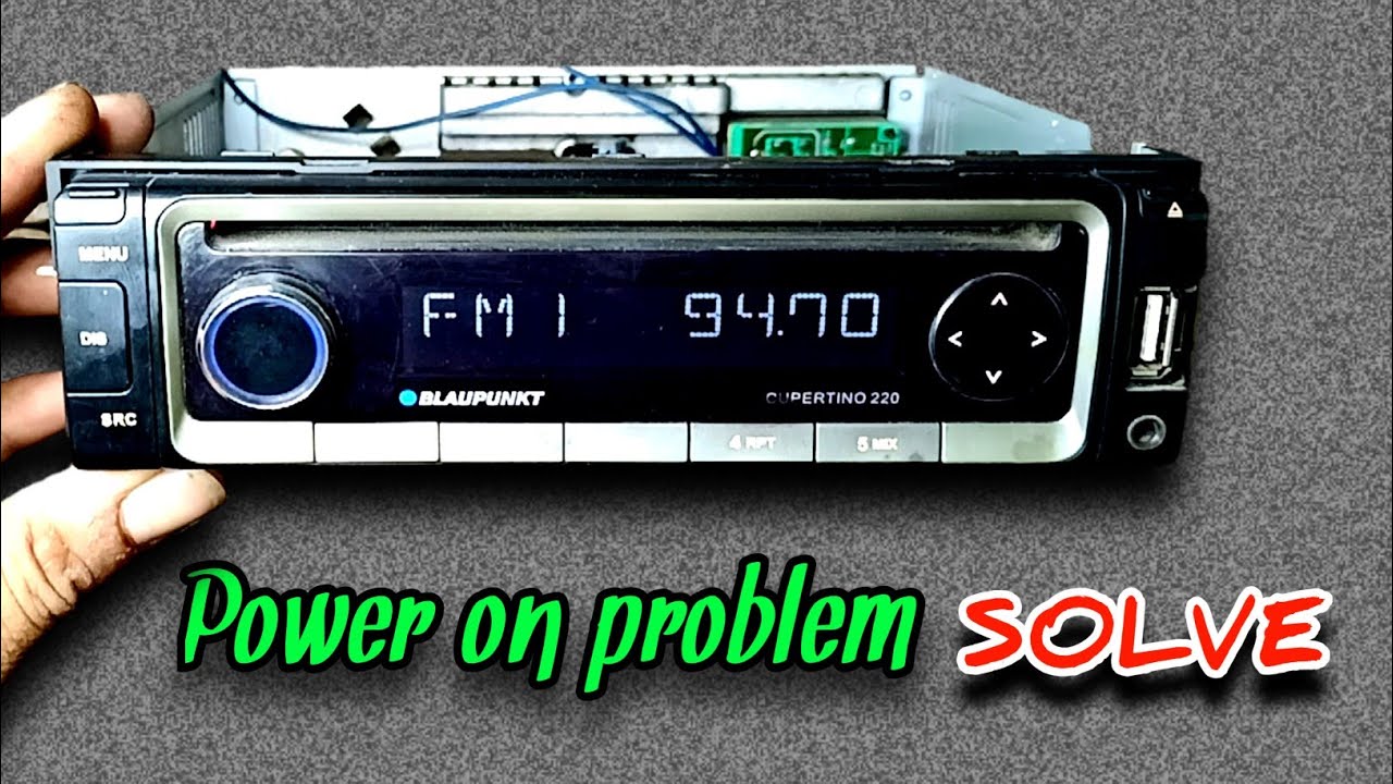 blaupunkt car stereo Car Stereo repair No power on #blaupunkt