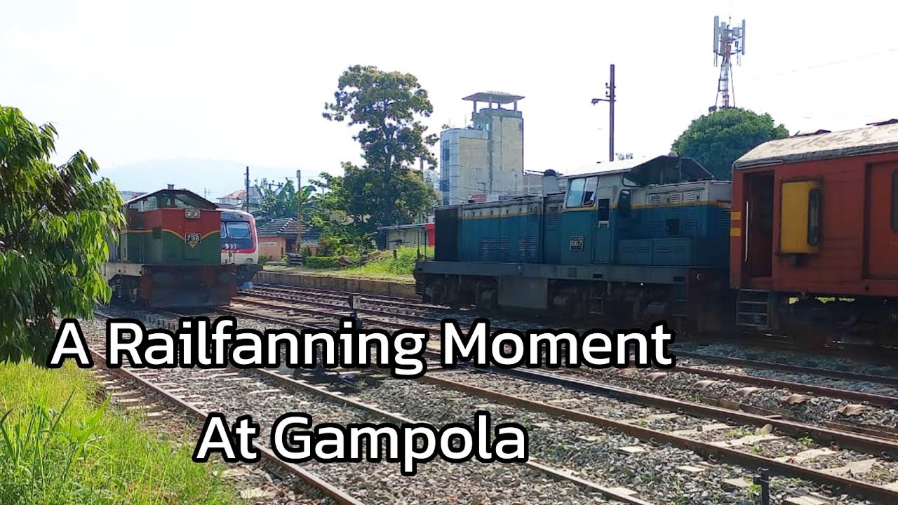 A Short Railfanning Moment At Gampola Railway Station