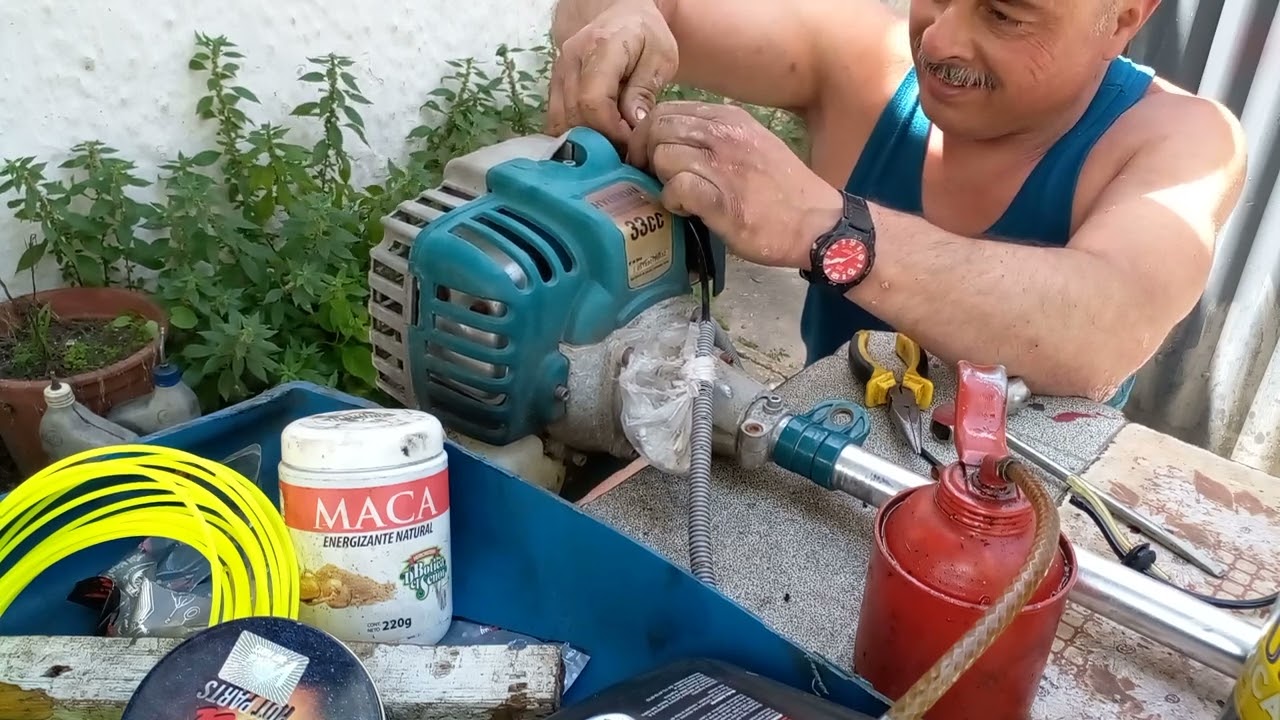 mantenimiento desmalezadora hyundai 33 cc 1 parte....