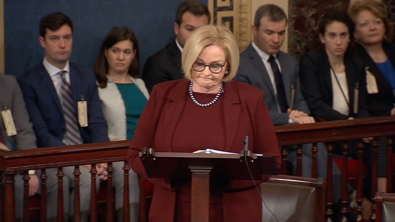 McCaskill decries Senate's 'polarization' in farewell speech