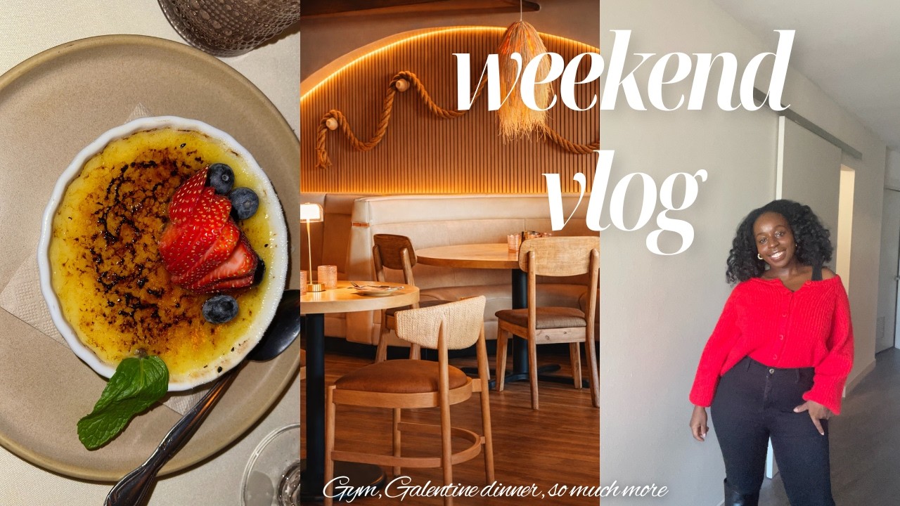 WEEKEND VLOG| First vlog, valentine fun, gym & more...