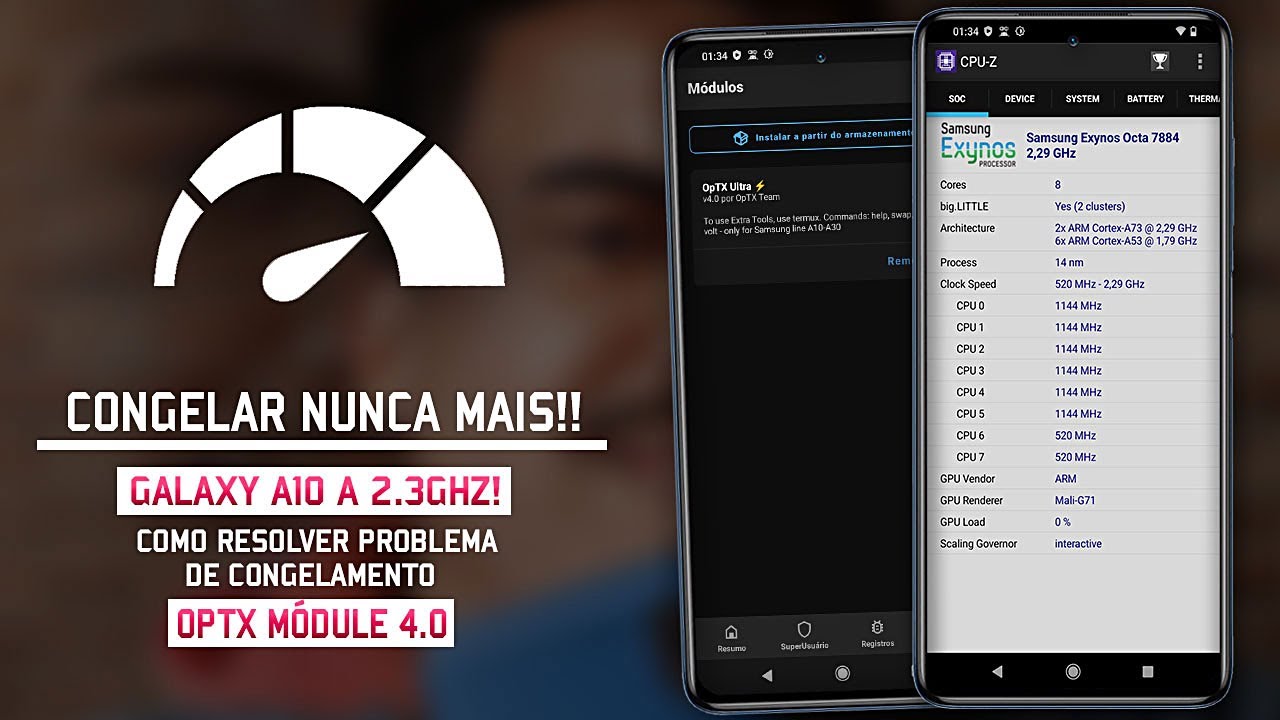 📱TURBINE SEU GALAXY A10 COM ESSE MÓDULO!!⚡️OPTX MÓDULE 4.0⚡️OPTX PROJECT⚡️Eureka Kernel R10.1