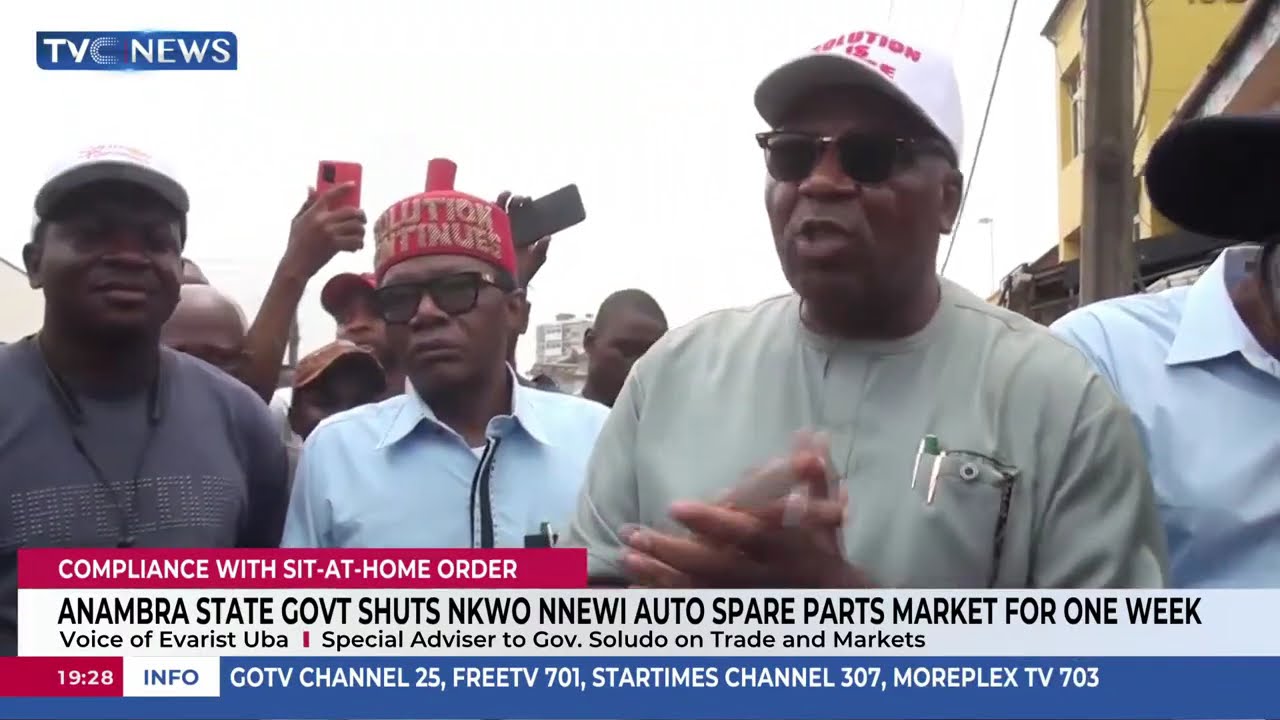 Anambra State Govt Shuts Nkwo Nnewi Auto Spare Parts Market For One Week