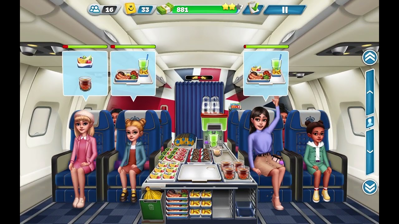 AIRPLANE CHEFS |🇬🇬 LONDON | LEVEL 16 ⭐️⭐️⭐️