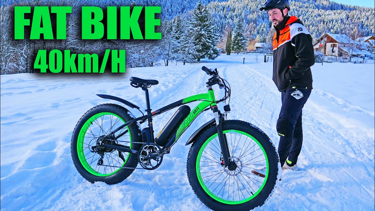 ESSAI: Un FAT BIKE ELECTRIQUE SURPUISSANT !  (GOGOBEST GF600)