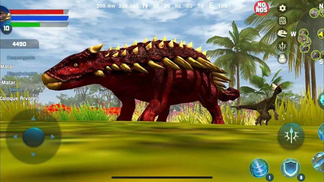 Best Dino Gamer - Ankylosaurus Simulator Android Gameplay #dinosaur #jurassic#jurassicworld