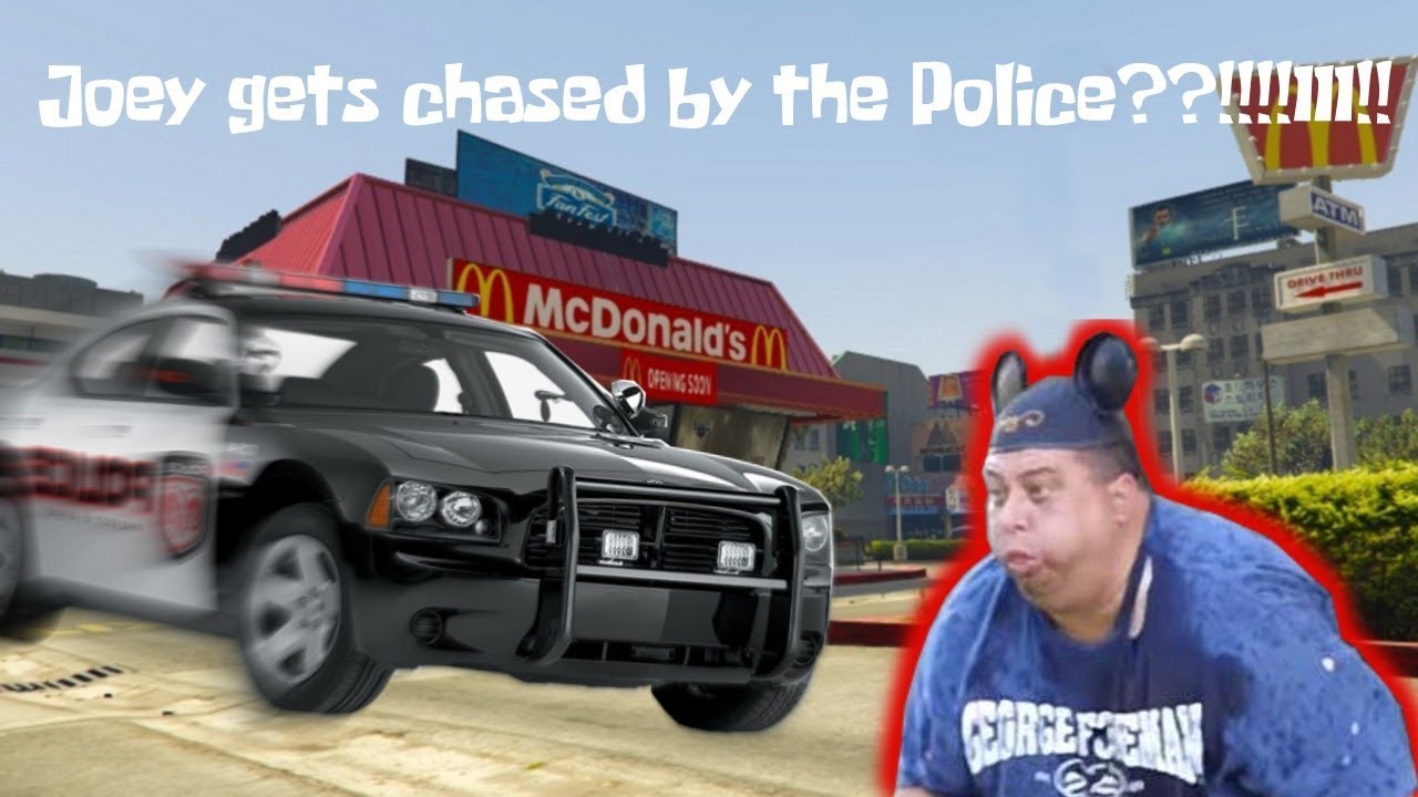 YTP- Joey Runs From the Police