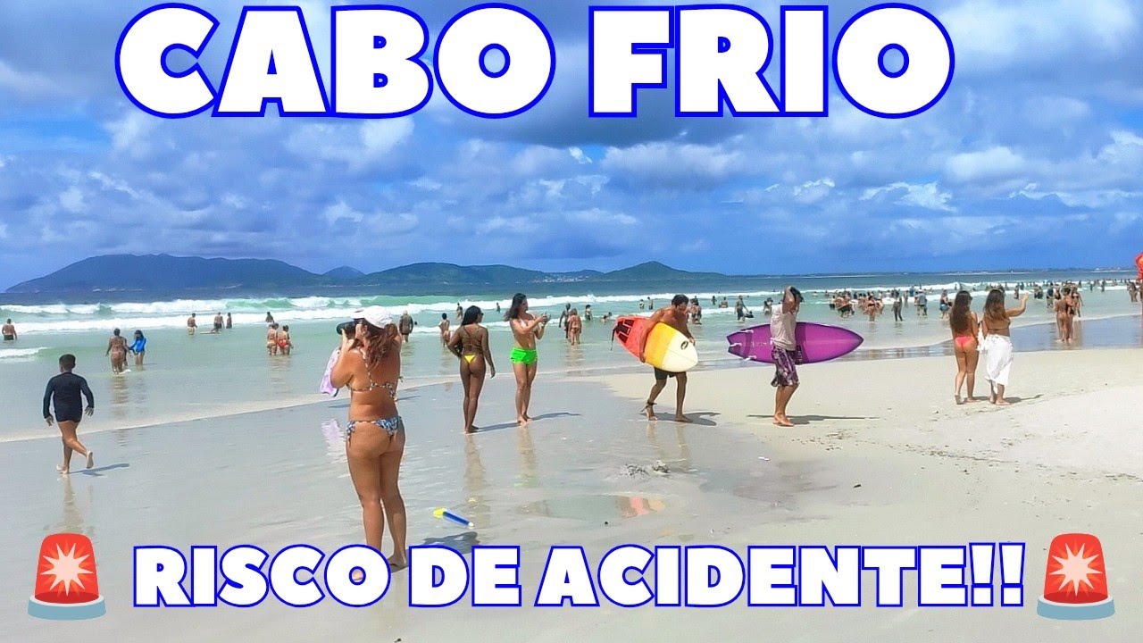❤️💙CABO FRIO HOJE 14/03/26 🏖️ PRAIA DO FORTE LOTADA 🇧🇷 RJ ( 🚨RISCO DE ACIDENTE)