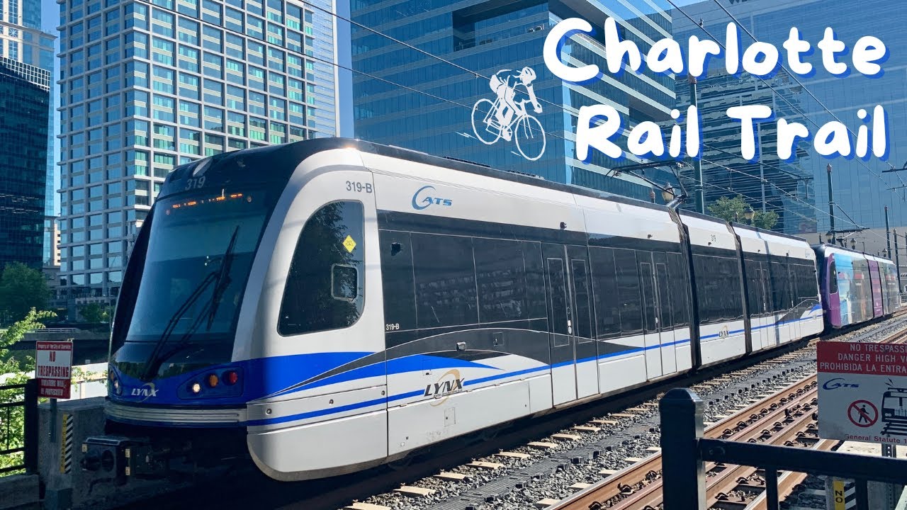 Bike Riding On The Charlotte Rail Trail