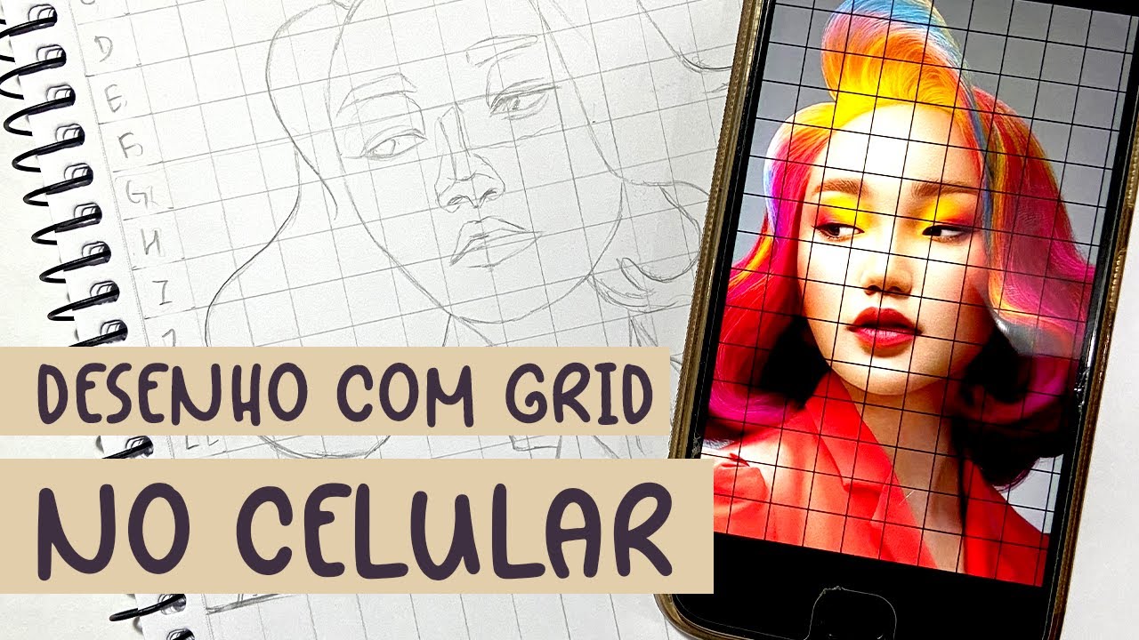 Grid pelo celular | TUTORIAL DE DESENHO