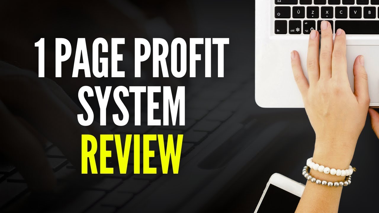 1 Page Profit System Review - Can You REALLY Earn With One Page?
