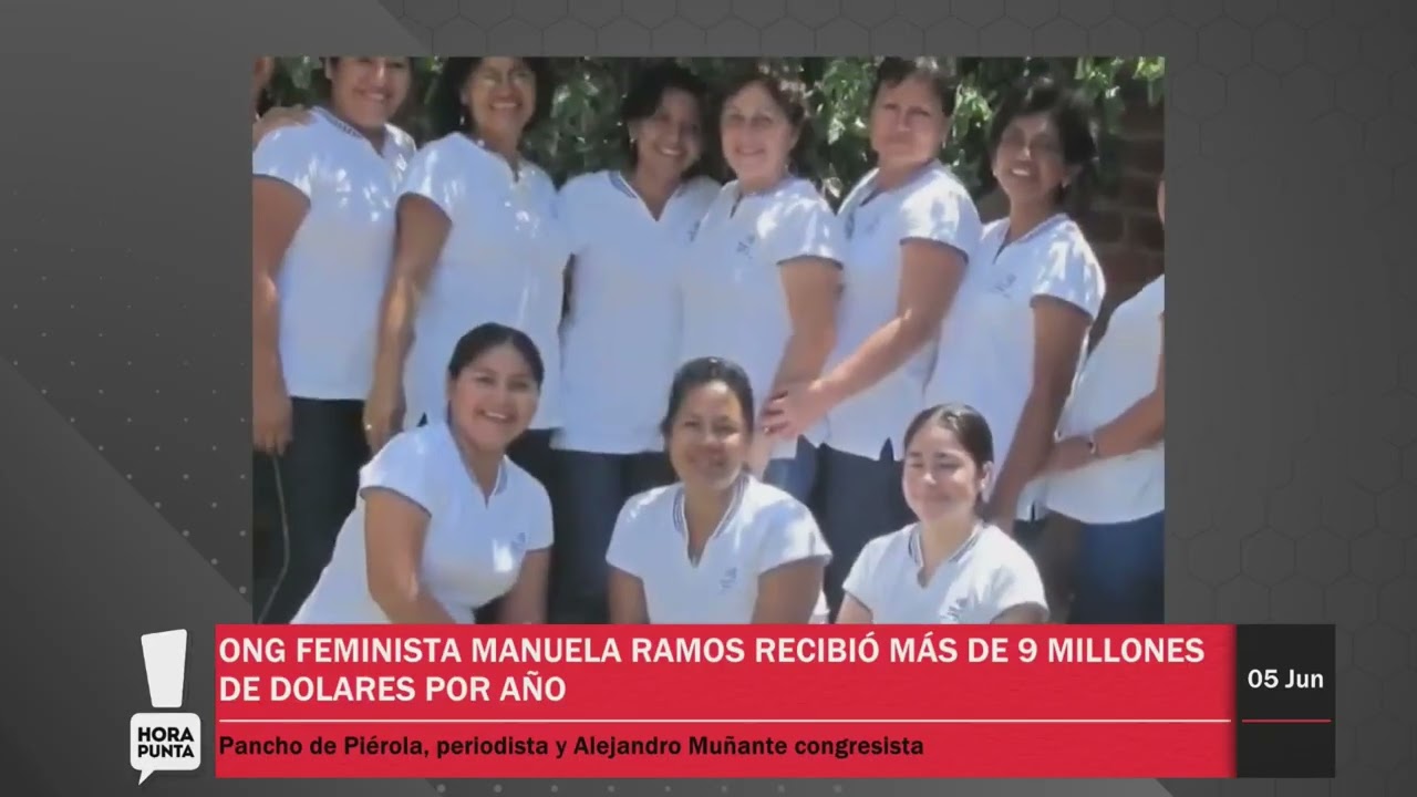 ONG FEMINISTA MANUELA RAMOS RECIBI&Oacute; M&Aacute;S DE 9 MILLONES DE D&Oacute;LARES POR A&Ntilde;O