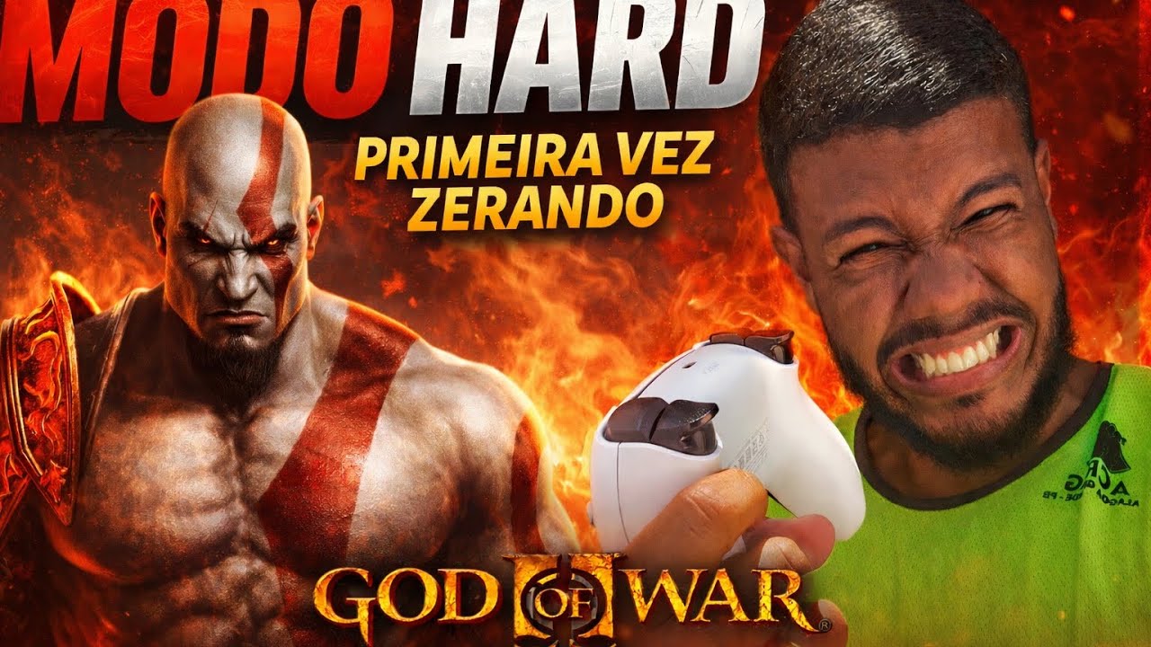 GOD OF WAR II NO HARD -  ATÉ ZERAAAAR - ESTREANDO MEU PC 😨 RUMO AOS 1500 INSCRITOS 🚨