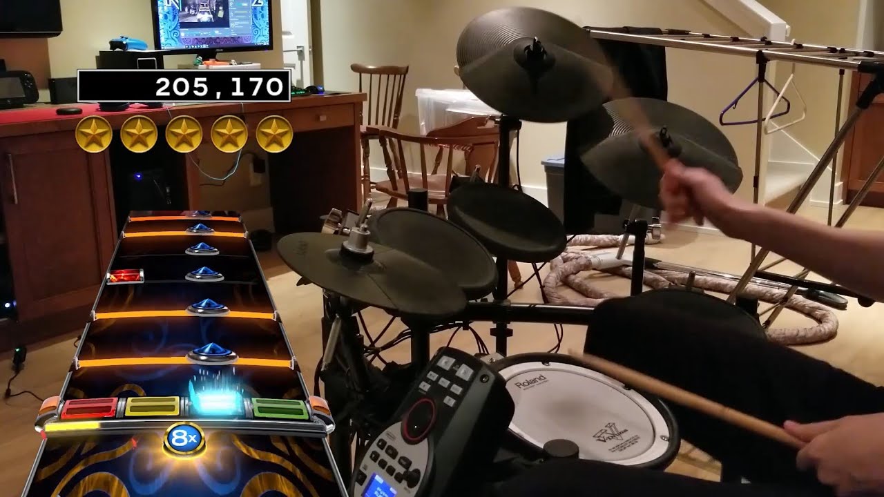 Wasted Again by Turbonegro | Rock Band 4 Pro Drums 100% FC