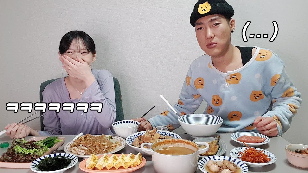 맨날 속는 남편에게 진수성찬을 차려줬어요^^