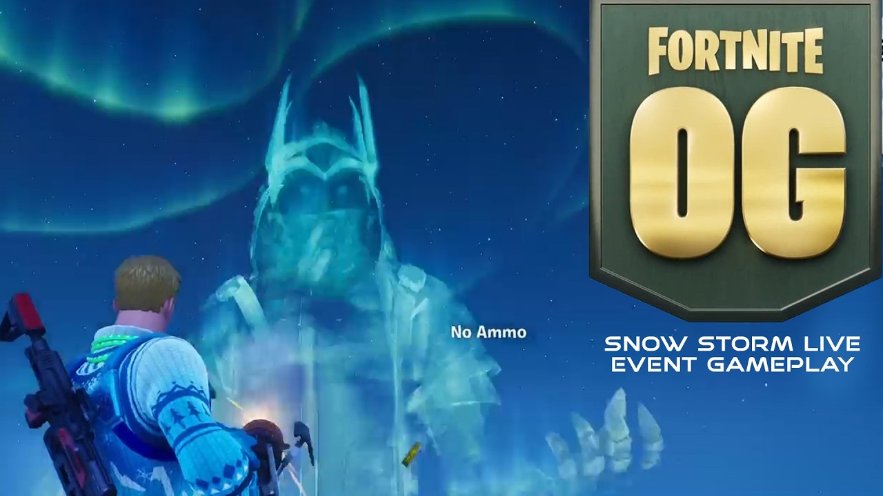 Fortnite OG Snow Storm Event LIVE! ❄️ Blizzard Takes Over the Island | Fortnite OG Update