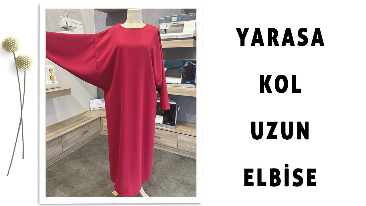 YARASA KOL UZUN ELBİSE