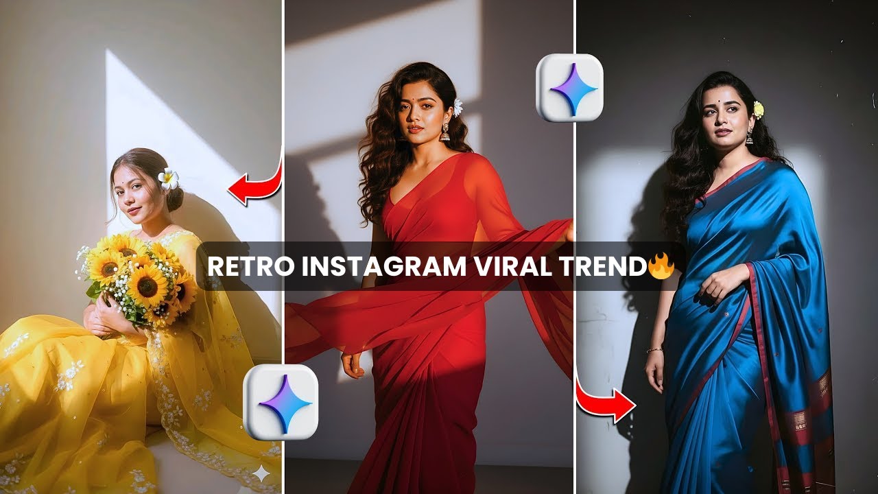 Instagram Viral AI Retro Photo Editing Prompts | Google Gemini Vintage Trends!