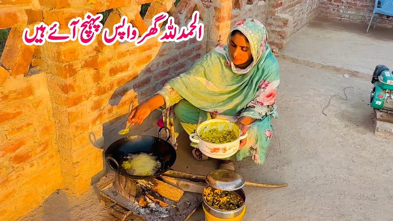 Alhamdulillah, Ghar Wapis Pohnch Gai 🏚️🥗II Village Life Style