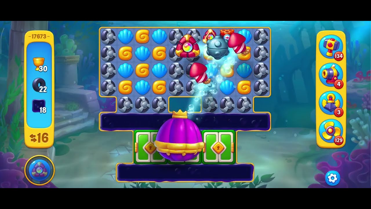 Fishdom Gameplay Levels 17671 –17700 Calm Strategy & Unlimited Boosters