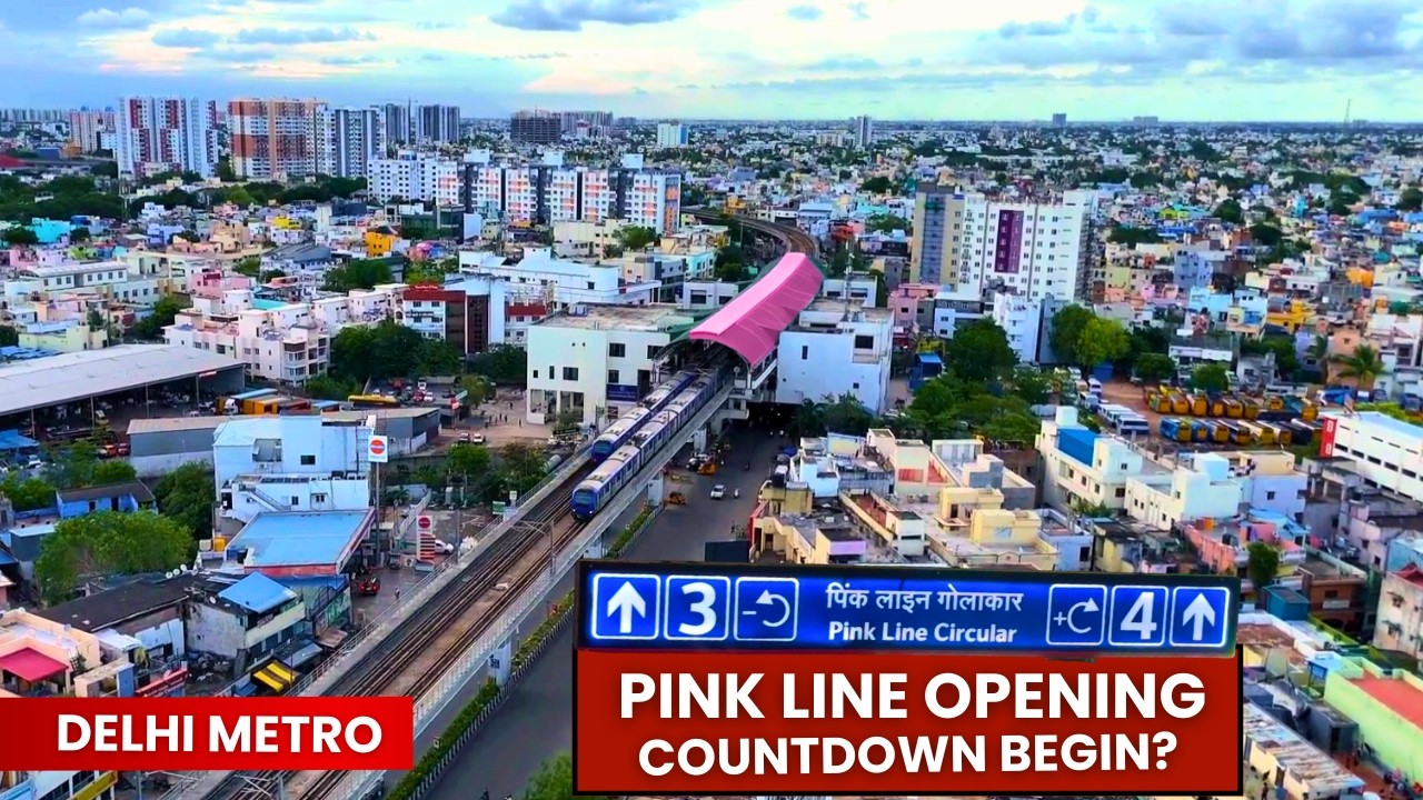 Countdown Begins! Pink Line Almost Ready 🚇 | Delhi Metro Big Update