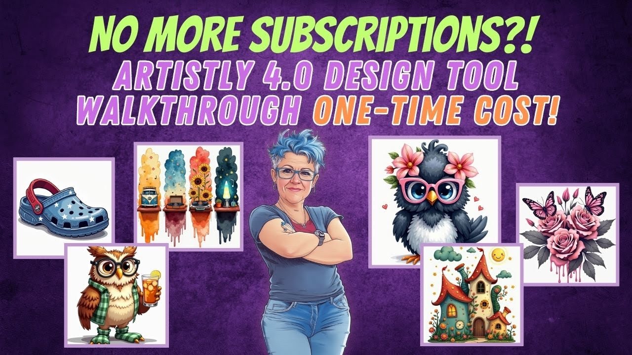No More Subscriptions?! Artistly 4.0 Design Tool Walkthrough